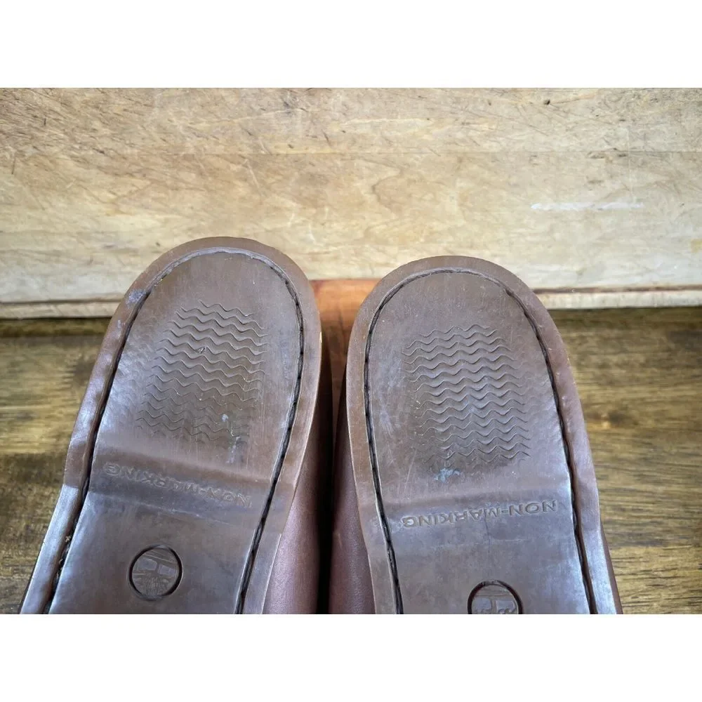 Timberland Brig 4-Eye Boat Shoe Size 13 M Light Brown Non-Marking Sole 29571‎ - Picture 9 of 10